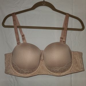 Torrid Curve Convertible Push Up Bra, Blush Pink